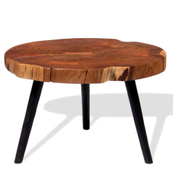 Log Coffee Table Solid Acacia Wood