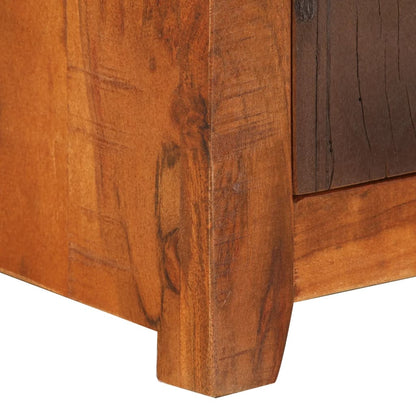 Reclaimed Wood Nightstand Brown 40x30x50cm