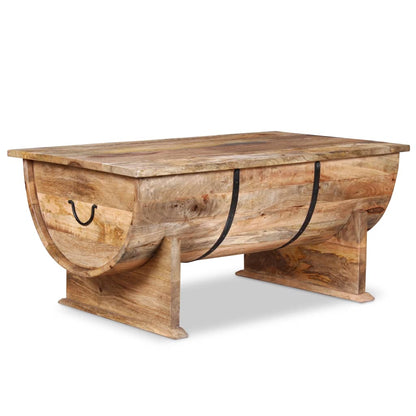 Coffee Table Solid Mango Wood - 88×50×40cm