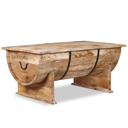Coffee Table Solid Mango Wood - 88×50×40cm