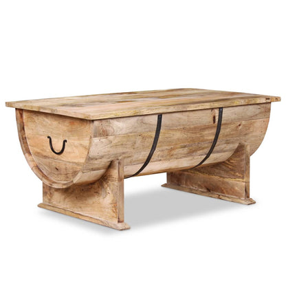 Coffee Table Solid Mango Wood - 88×50×40cm