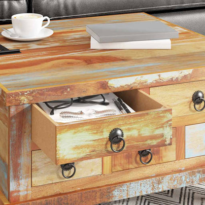 Reclaimed Wood Coffee Table 70x70cm