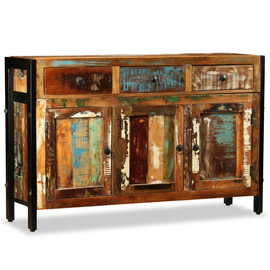 Reclaimed Wood Sideboard 3 Drawers 120cm | HomeAndLiving