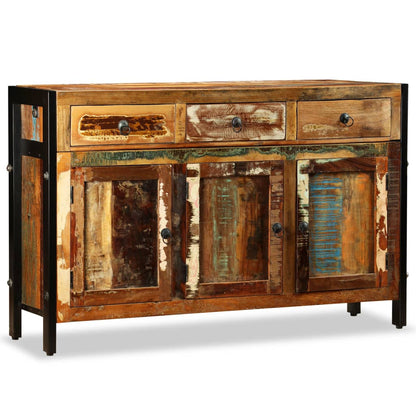Reclaimed Wood Sideboard 3 Drawers 120cm | HomeAndLiving