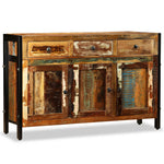 Reclaimed Wood Sideboard 3 Drawers 120cm | HomeAndLiving