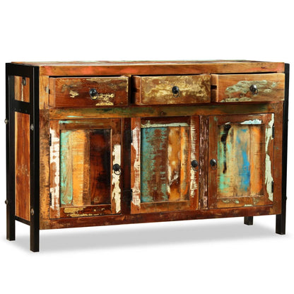 Reclaimed Wood Sideboard 3 Drawers 120cm | HomeAndLiving