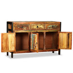 Reclaimed Wood Sideboard 3 Drawers 120cm | HomeAndLiving