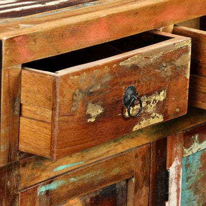 Reclaimed Wood Sideboard 3 Drawers 120cm | HomeAndLiving