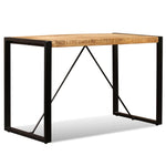 Dining Table Solid Rough Mango Wood 120 cm