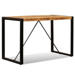 Dining Table Solid Rough Mango Wood 120 cm