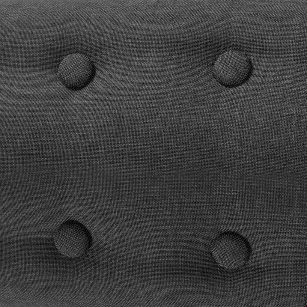 Armchair Dark Grey Fabric