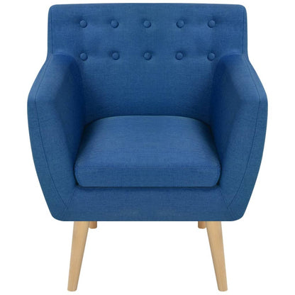 Armchair Blue Fabric