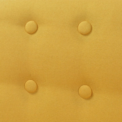 Armchair Yellow Fabric - 70×59×74cm