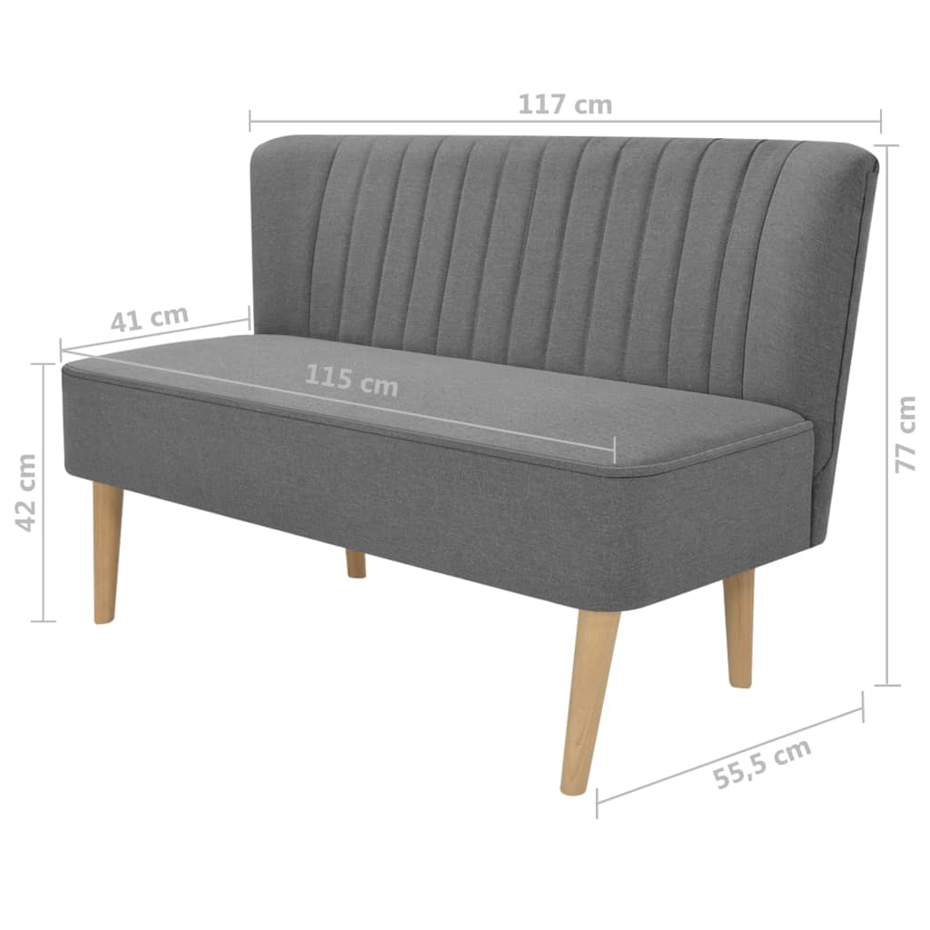 Sofa Fabric  Light Grey