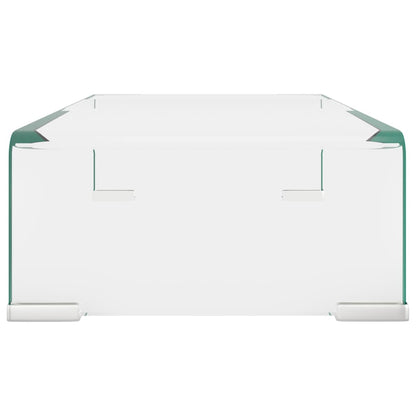 TV Stand/Monitor - Riser Glass Clear