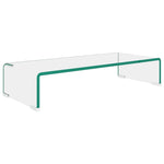 TV Stand/Monitor Riser Glass  Clear