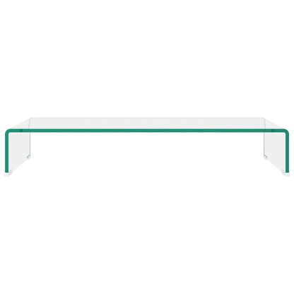 TV Stand/Monitor Riser Glass - Clear