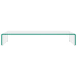 TV Stand/Monitor Riser Glass - Clear