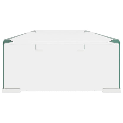 TV Stand/Monitor Riser Glass Clear