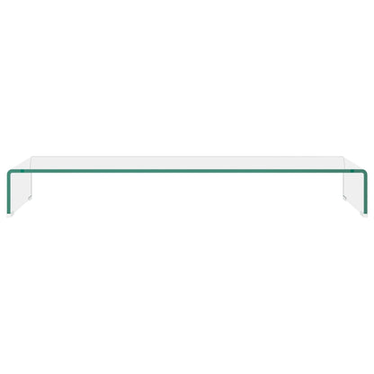 TV Stand/Monitor  Riser Glass Clear