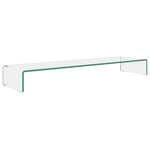 TV Stand/Monitor Riser  Glass Clear