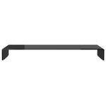 TV Stand/Monitor Riser  Glass Black