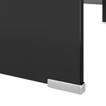 TV Stand/Monitor Riser  Glass Black
