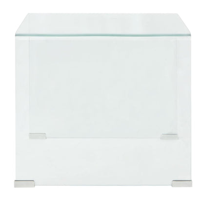 Coffee Table Tempered Glass - 49.5×50×45cm