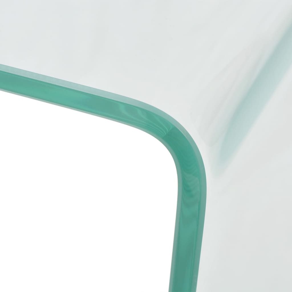 Coffee Table Tempered Glass - 49.5×50×45cm