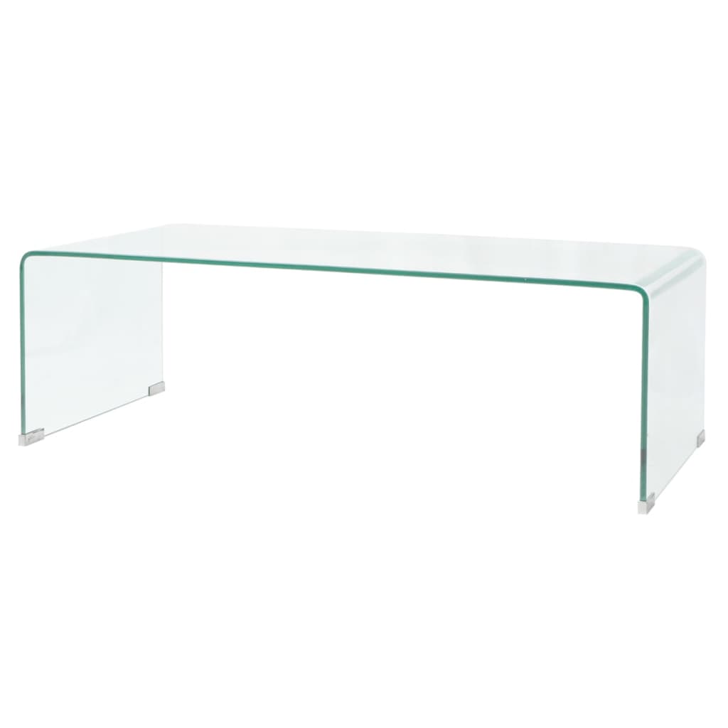 Coffee Table Tempered Glass Clear