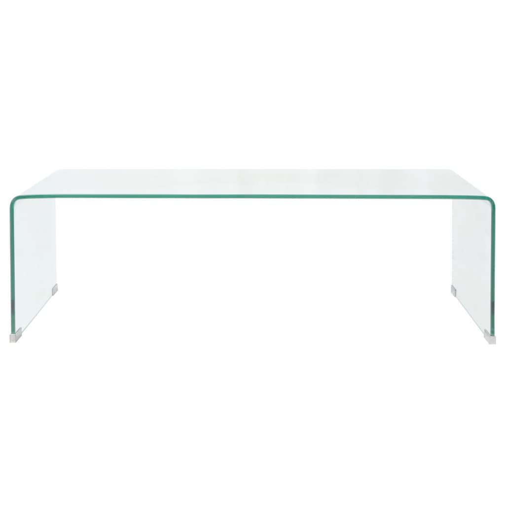 Coffee Table Tempered Glass Clear
