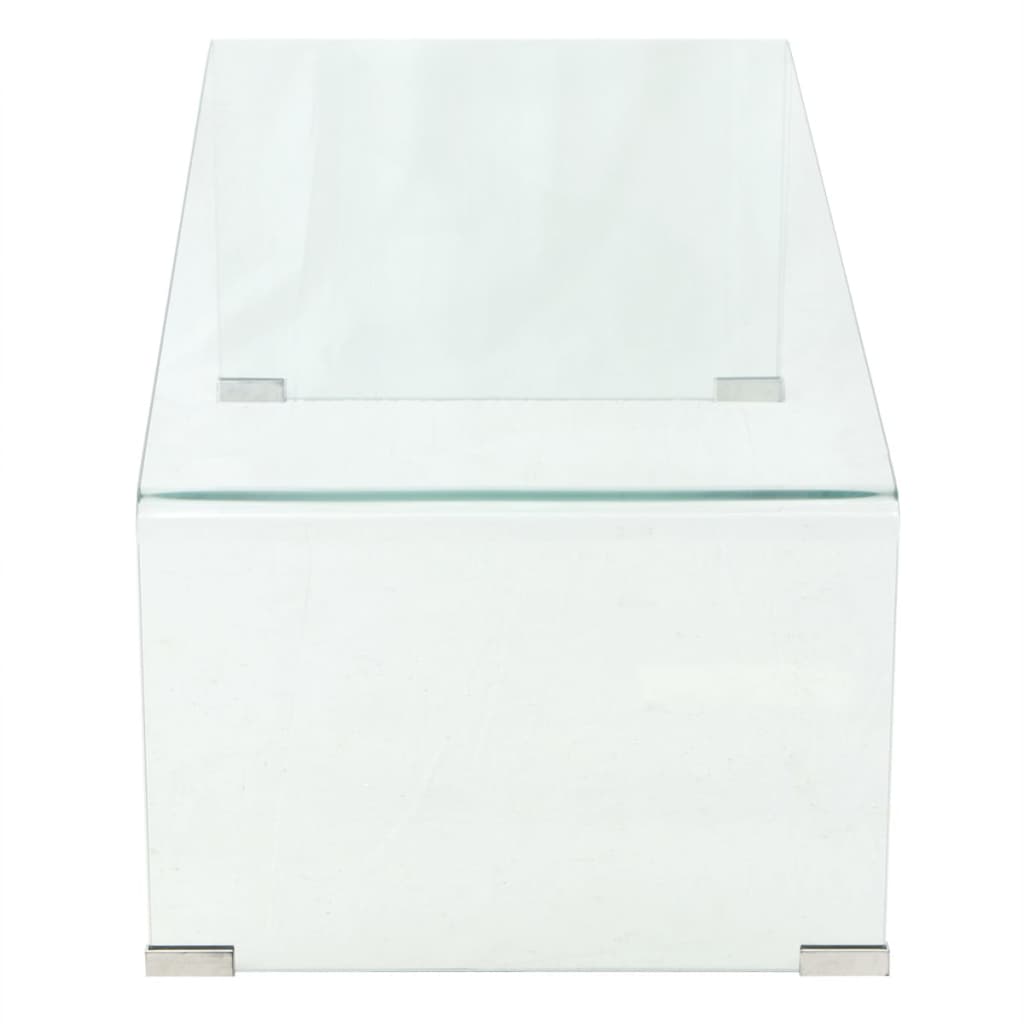 Coffee Table Tempered Glass Clear