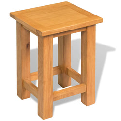 End Table Solid Oak