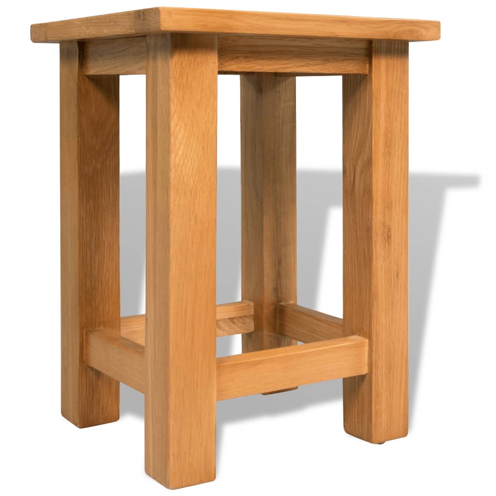 End Table Solid Oak