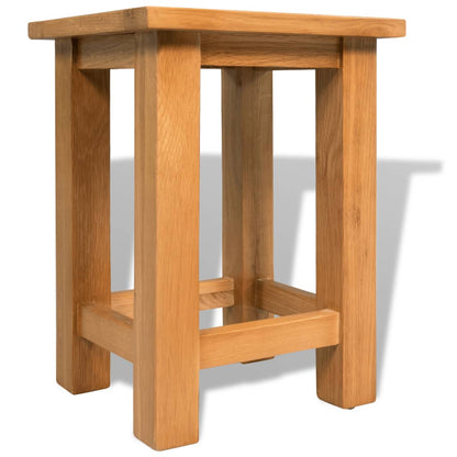 End Table Solid Oak