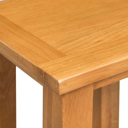 End Table Solid Oak