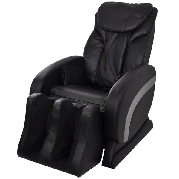  Massage Chair Black Leather