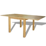 Extendable Oak Dining Table 170x85x75cm Modern Kitchen Table