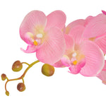 Artificial Orchid Plant with Pot 65 cm Pink