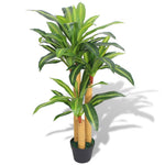 Artificial Dracaena Plant with Pot 100 cm Green