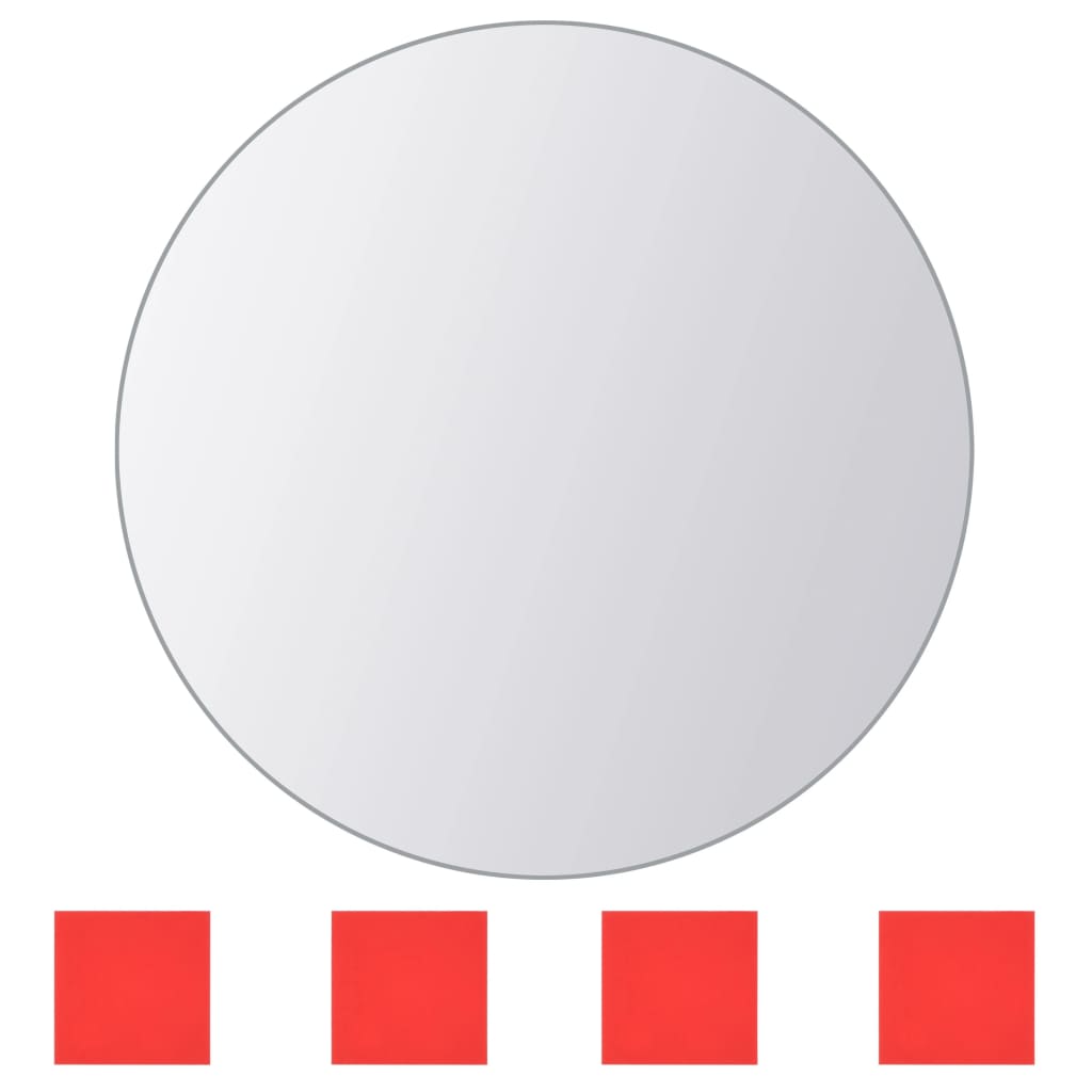 Eight Piece Mirror Titles Multi-Shape Glass