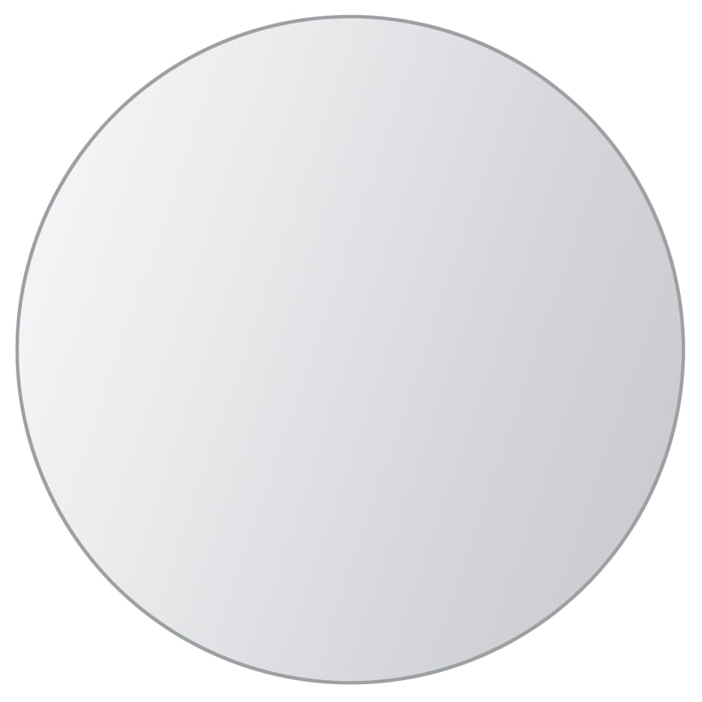 8 pcs Mirror Titles Round Glass
