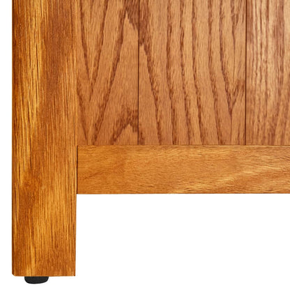 6-Tier Bookcase Solid Oak Wood - 80×22.5×180cm