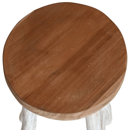 Bar Stool Solid Teak Wood - 37×37×76cm