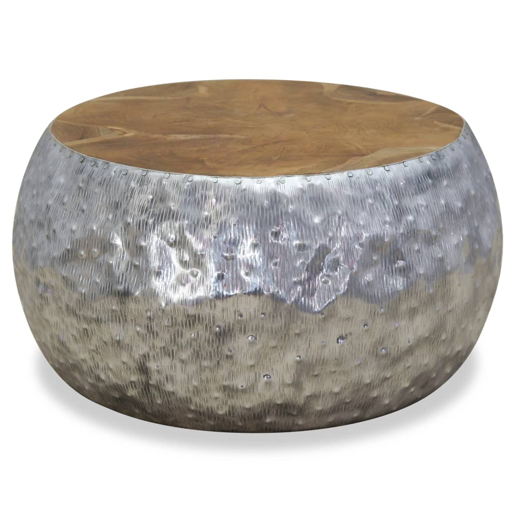 Coffee Table Aluminium Teak