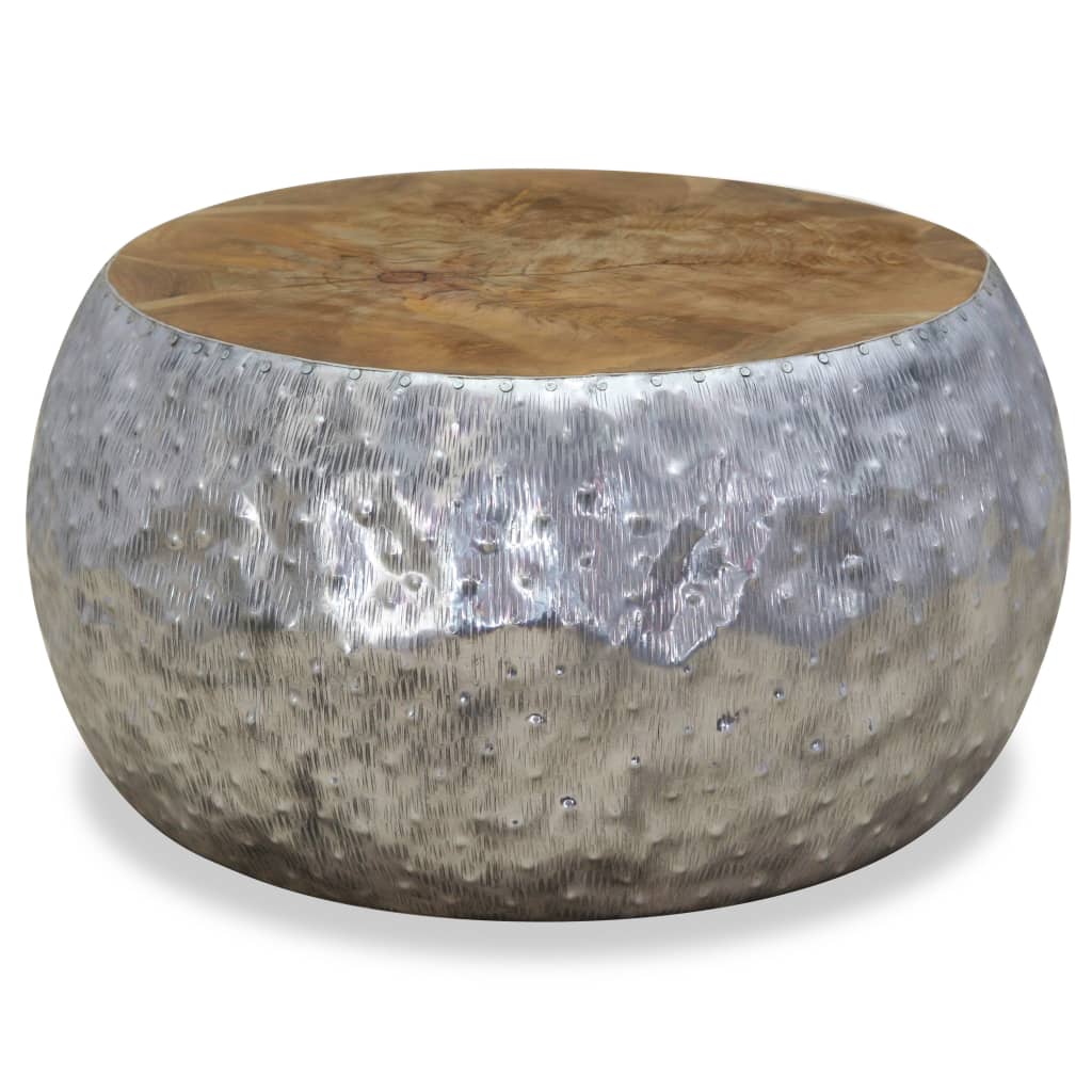 Coffee Table Aluminium Teak