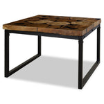 Coffee Table Teak Resin  Black and Brown