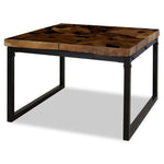 Coffee Table Teak Resin  Black and Brown