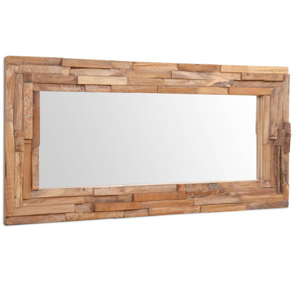 Decorative Mirror Teak Rectangular - 120×60cm