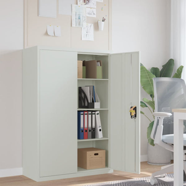  Office Cabinet Steel Grey